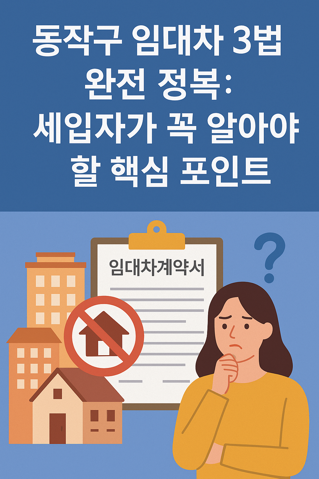 상도·노량진·흑석동 세입자라면 꼭 알아야 할 임대차 3법 활용법