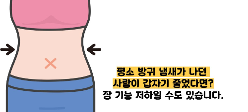 방귀 냄새가 심한 이유