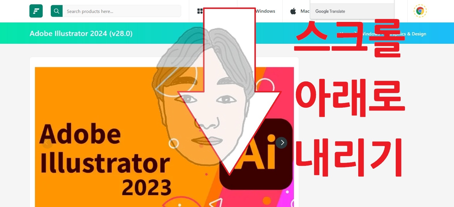 일러스트레이터2024 무료 다운로드