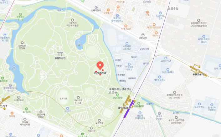 서울 올림픽 체조경기장 위치