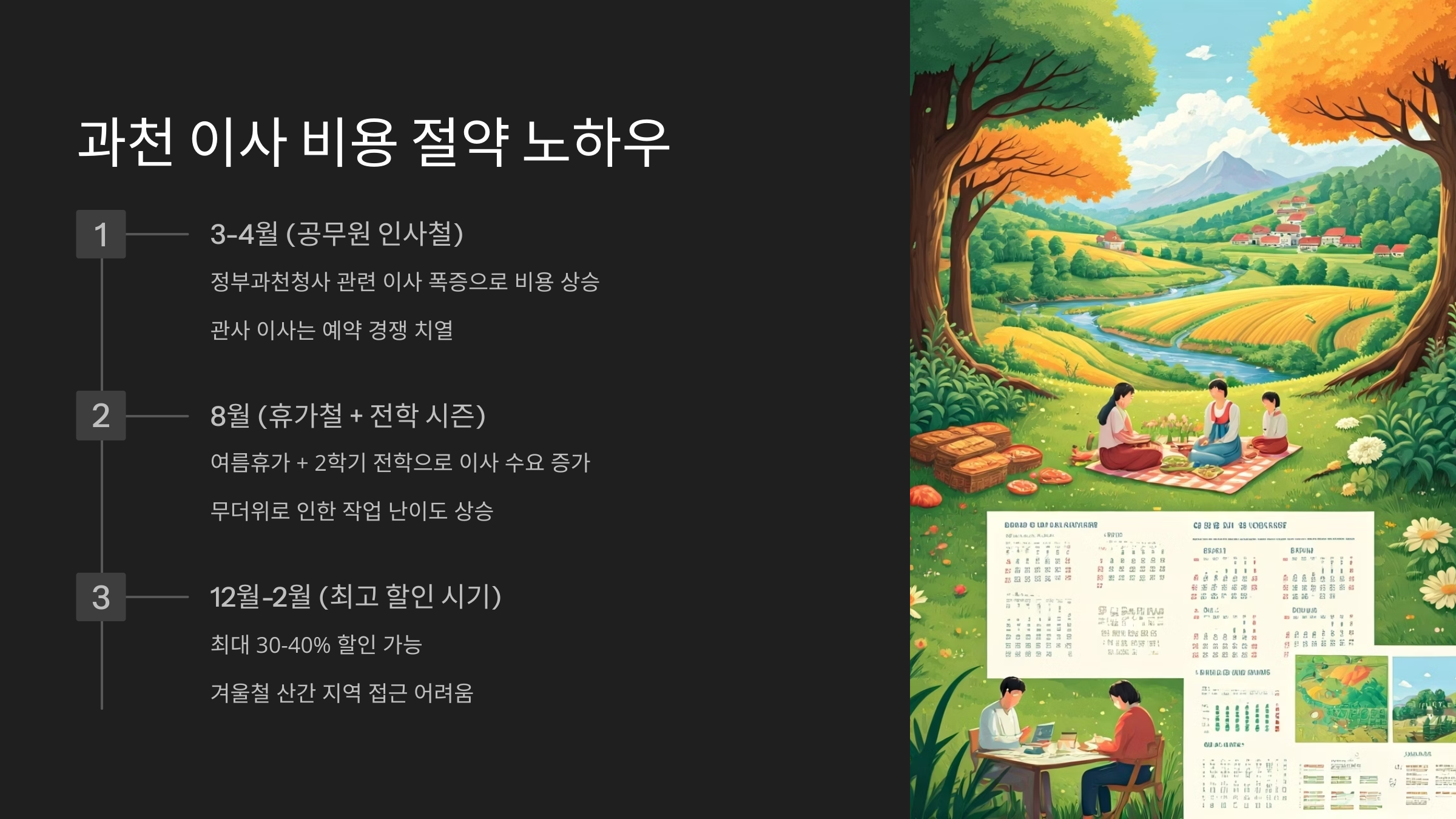 과천 이삿짐센터 비용 절약