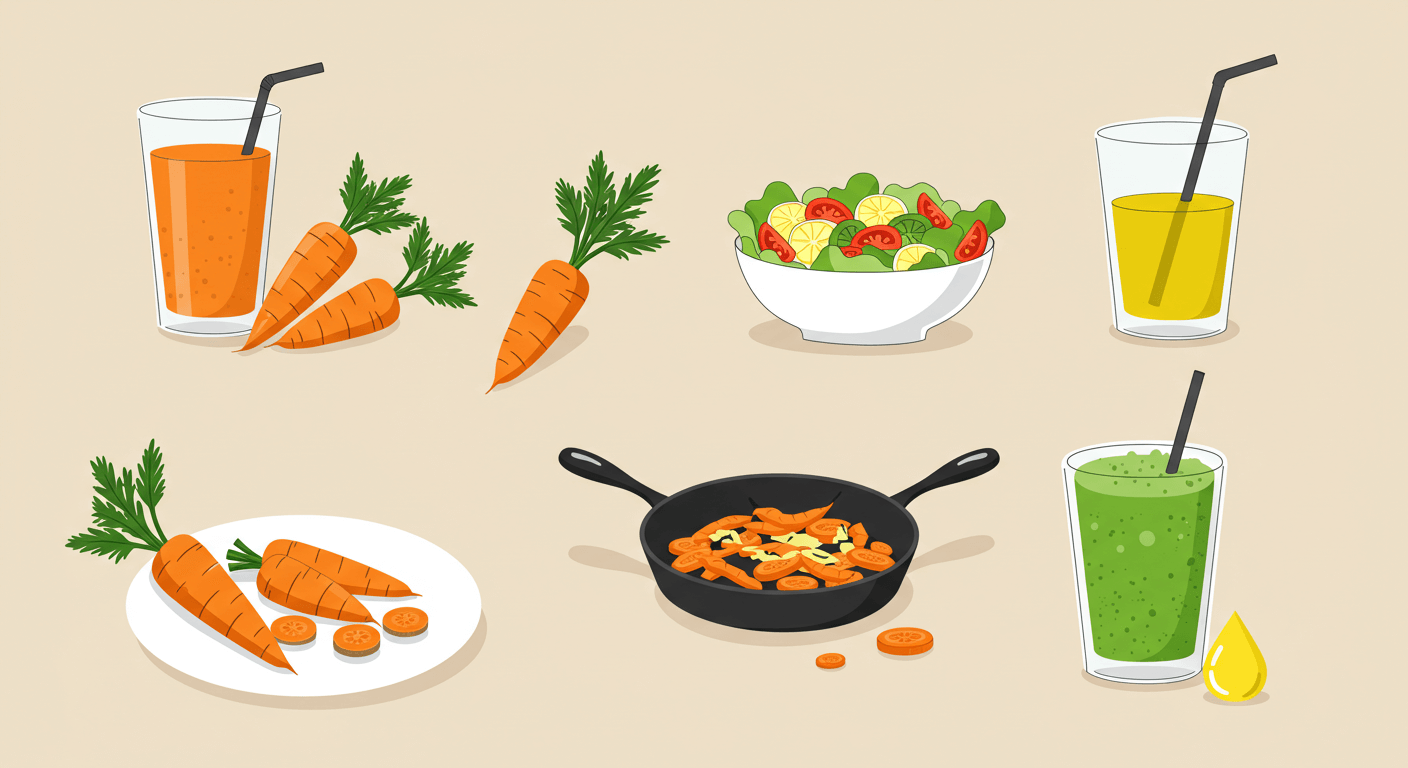 당근, 어떻게 먹어야 면역력에 더 좋을까?