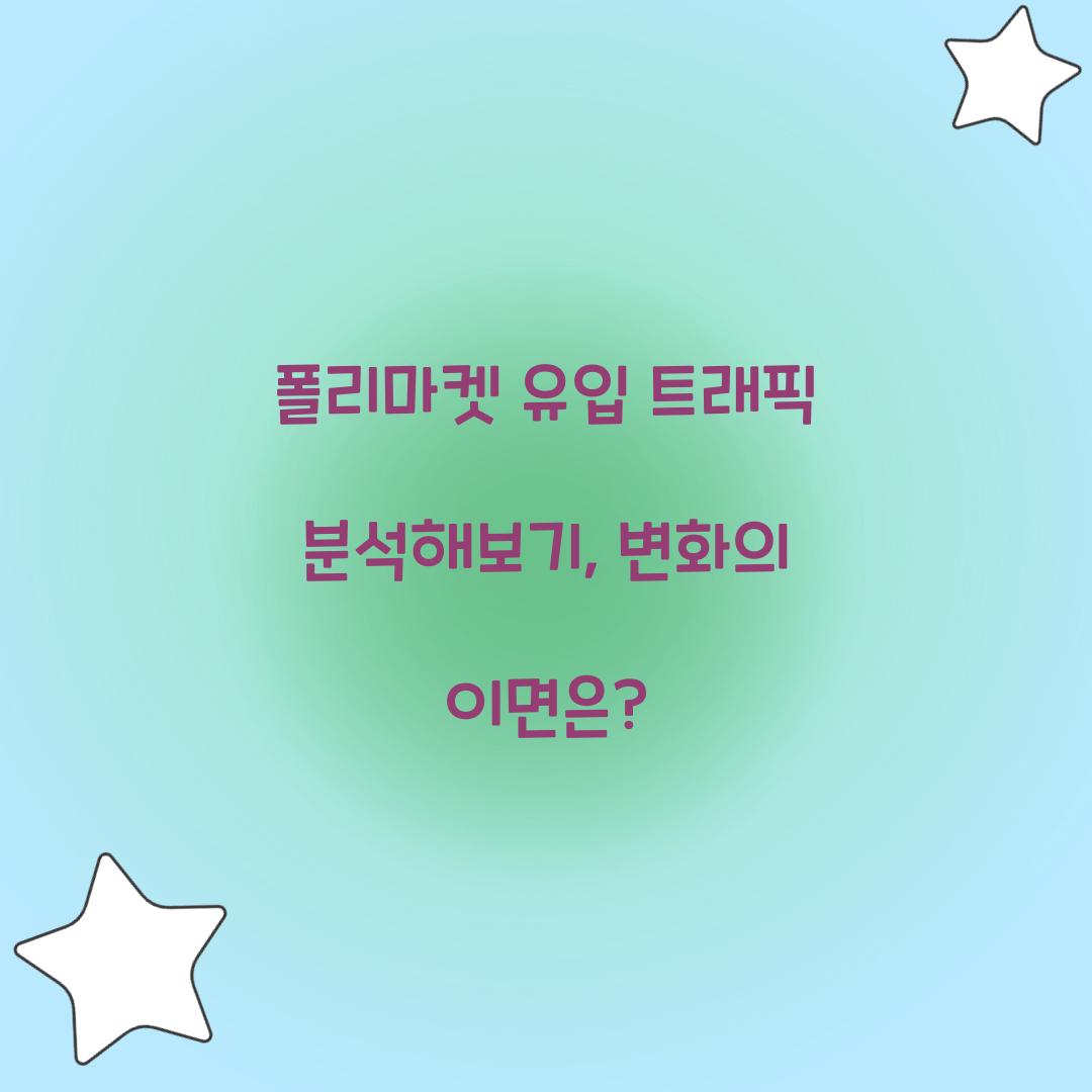 폴리마켓 유입 트래픽 분석해보기