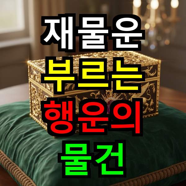재물운 부르는 물건