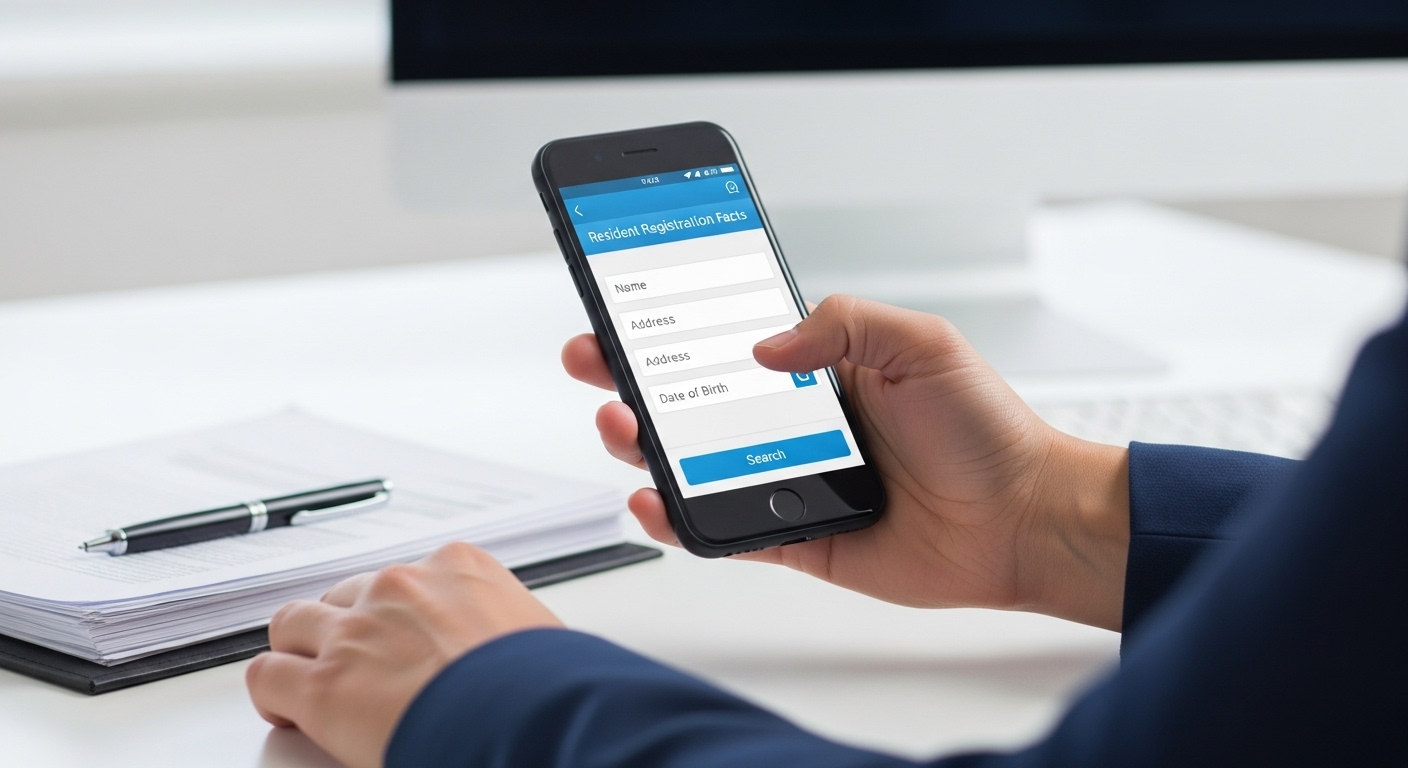 주민등록 사실조사 비대면