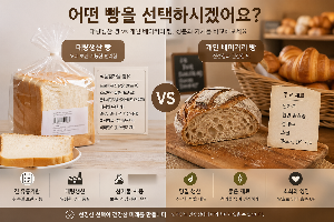 대량생산 vs 당일 소량 생산
