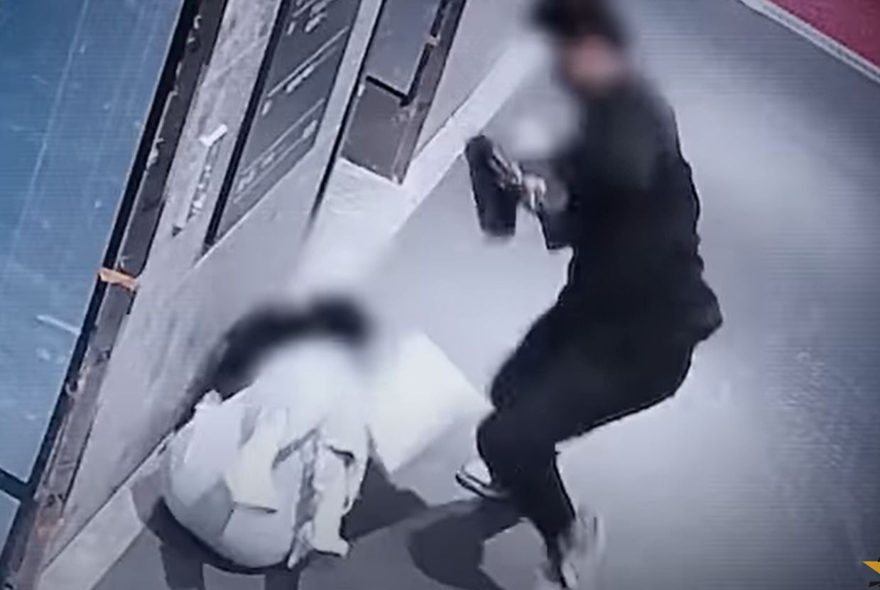 부산 서면 돌려차기 사건 당시 CCTV