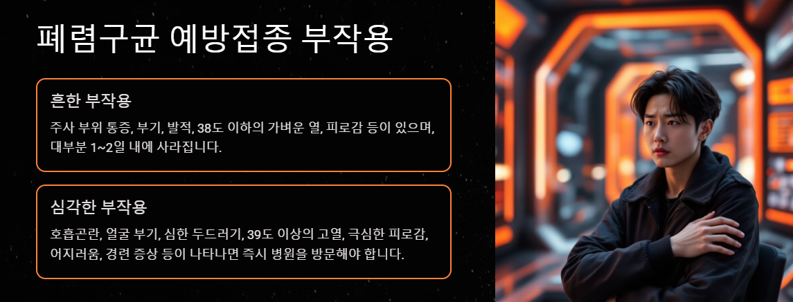 폐렴구균 예방접종 횟수, 비용, 부작용 총정리