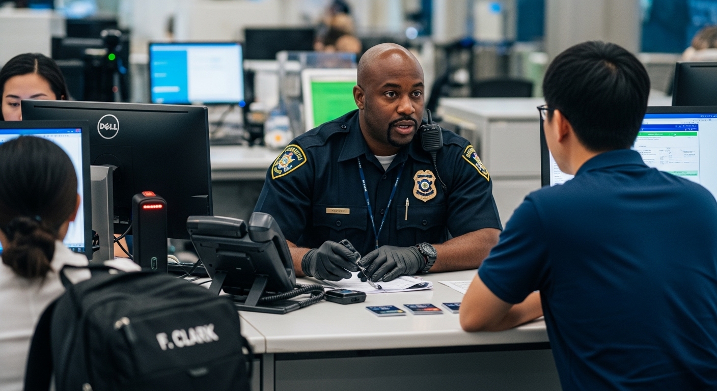 미국 입국심사