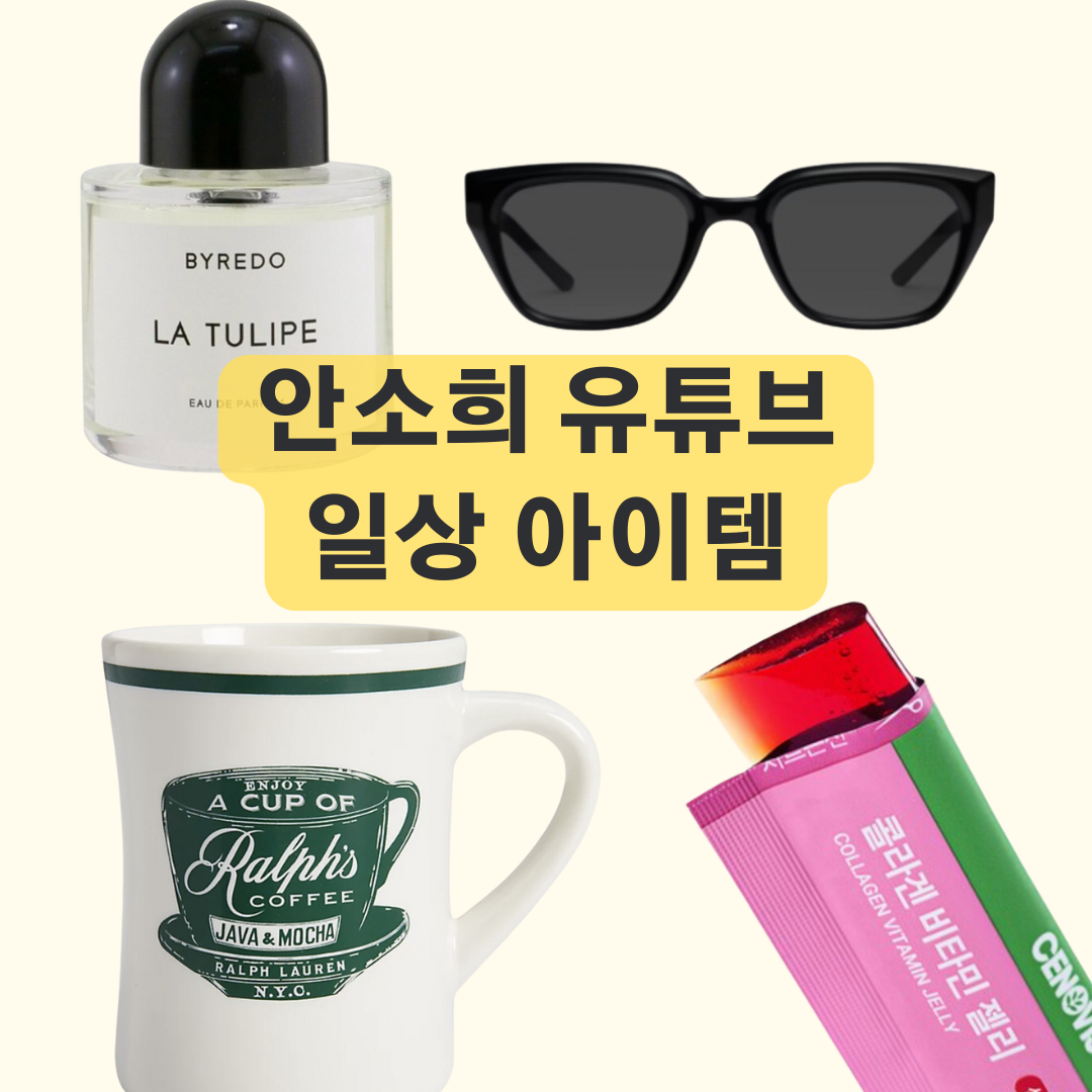 안소희 향수 선글라스 영양제 머그컵 어디 제품?