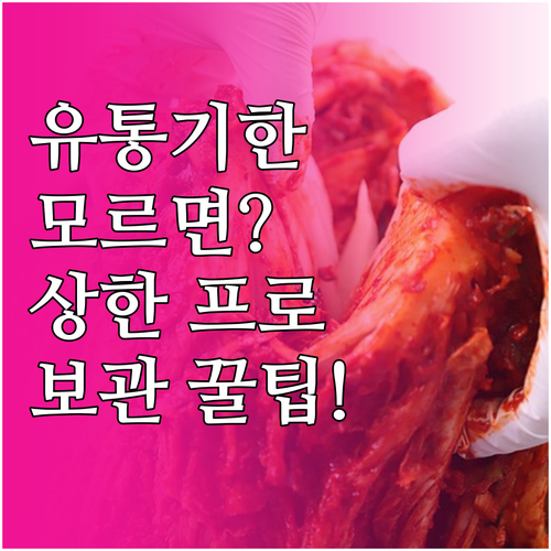 프로바이오틱스 유통기한과 보관법 완벽..