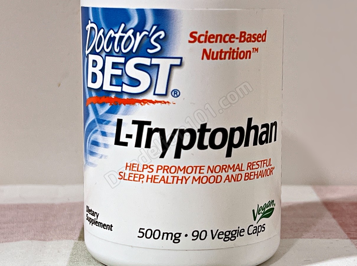 닥터스베스트 L-트립토판 (Doctor's Best L-Tryptophan) 전면 표지