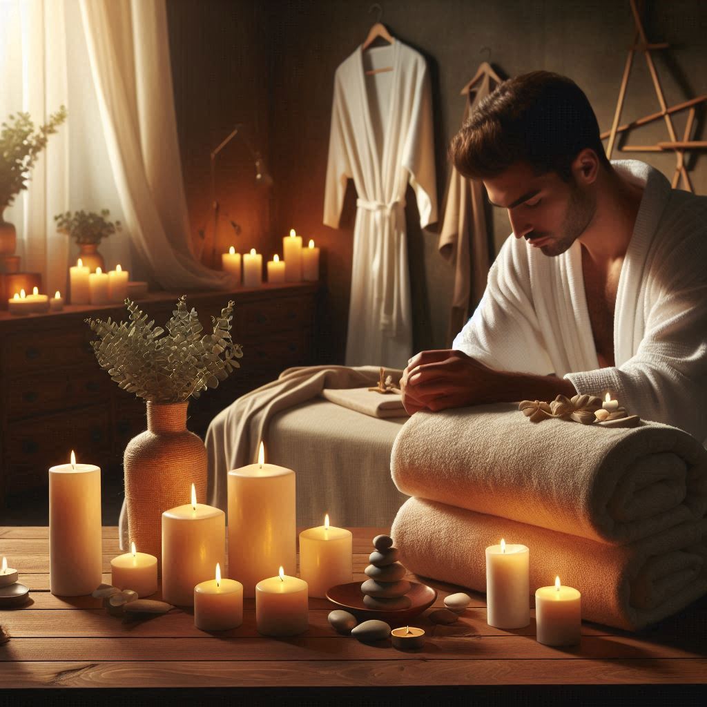 피부,체형관리 샵 배경