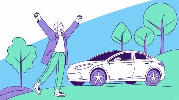 폐차 지원받고 좋아하는 차주모습