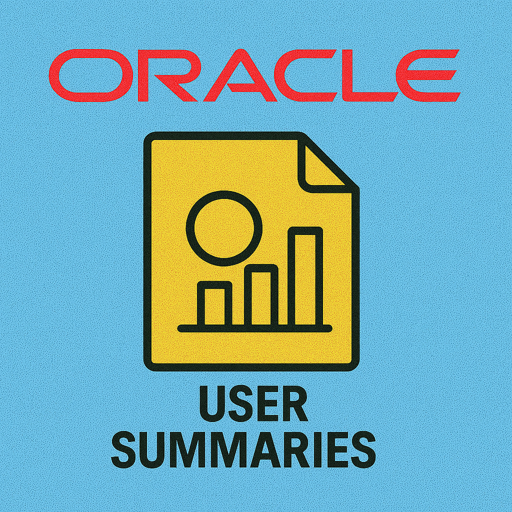 USER_SUMMARIES로 요약 뷰(MV) 기반 성능 최적화 이해하기