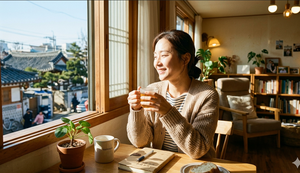 행복은 미래가 아니라 지금 지나가고 있다