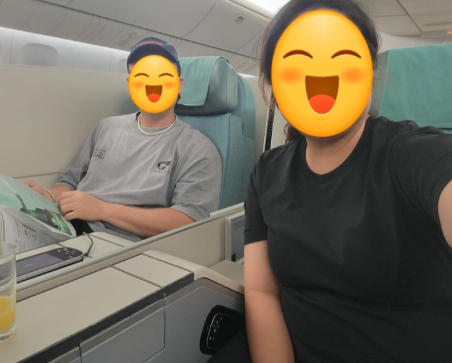 만삭임산부비행기