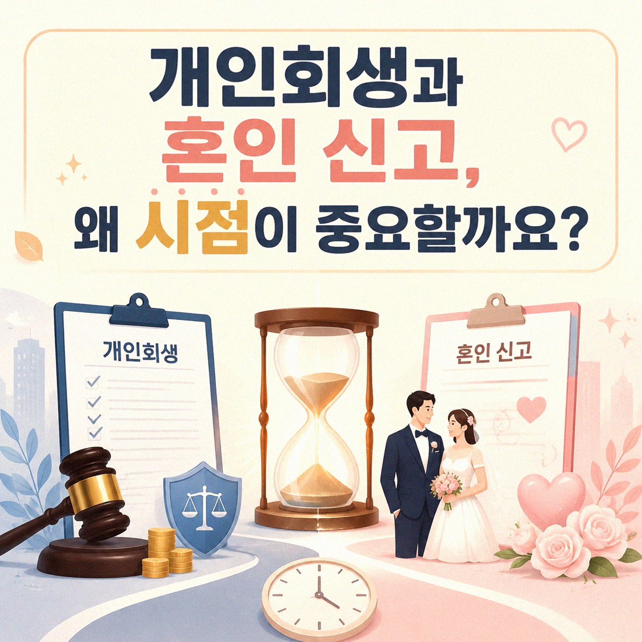개인회생 신청, 혼인 신고 시점 언제 하는 게 좋을까요?