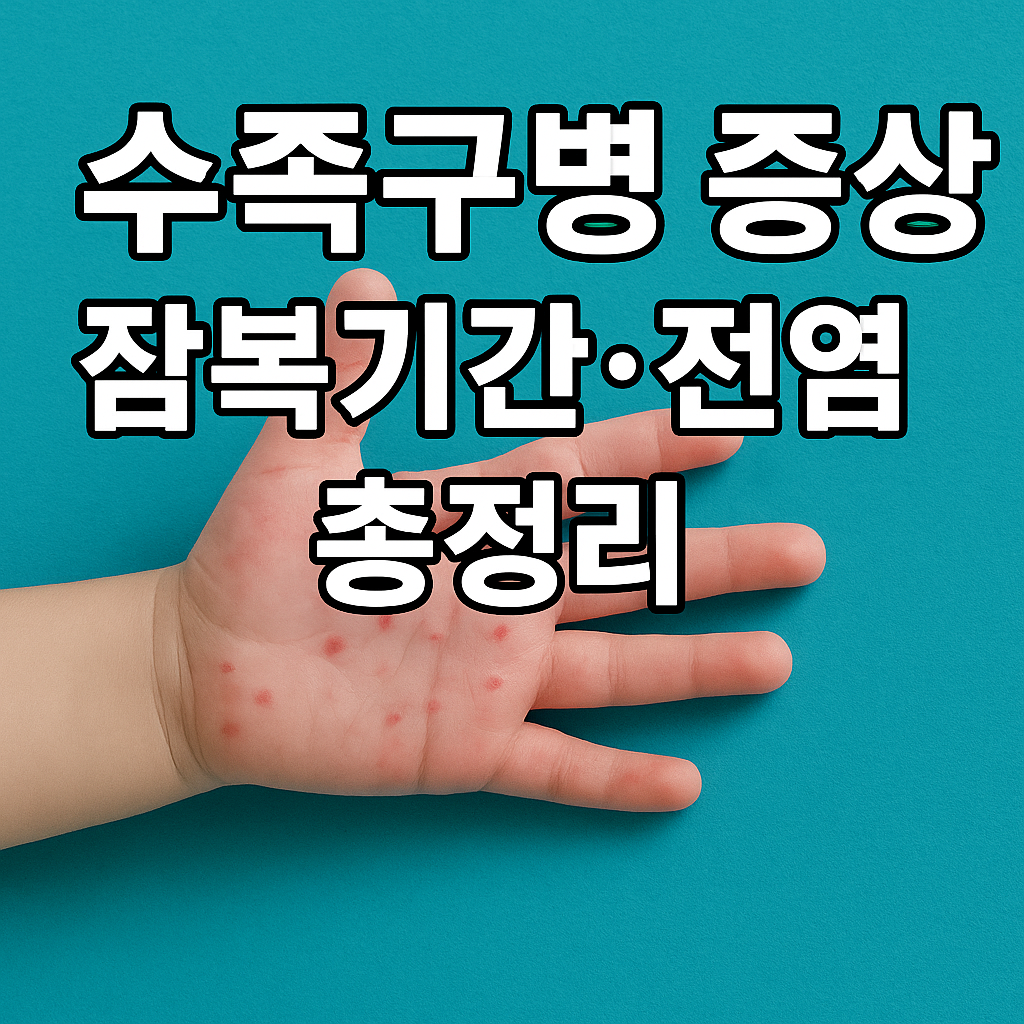 수족구병 증상&middot;잠복기간&middot;전염 총정리