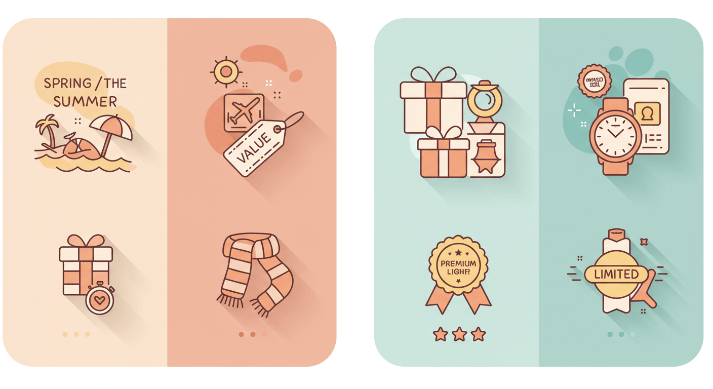 쇼핑 전략과 소비자 행동 비교