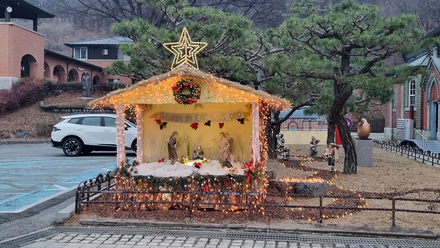 감곡성당 성탄 구유 사진