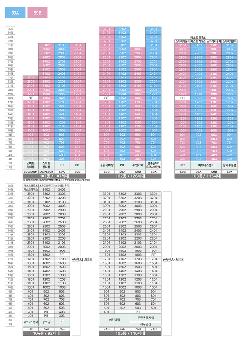 동작구 수방사 동호배치도