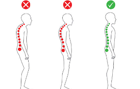 바른 자세로 서기