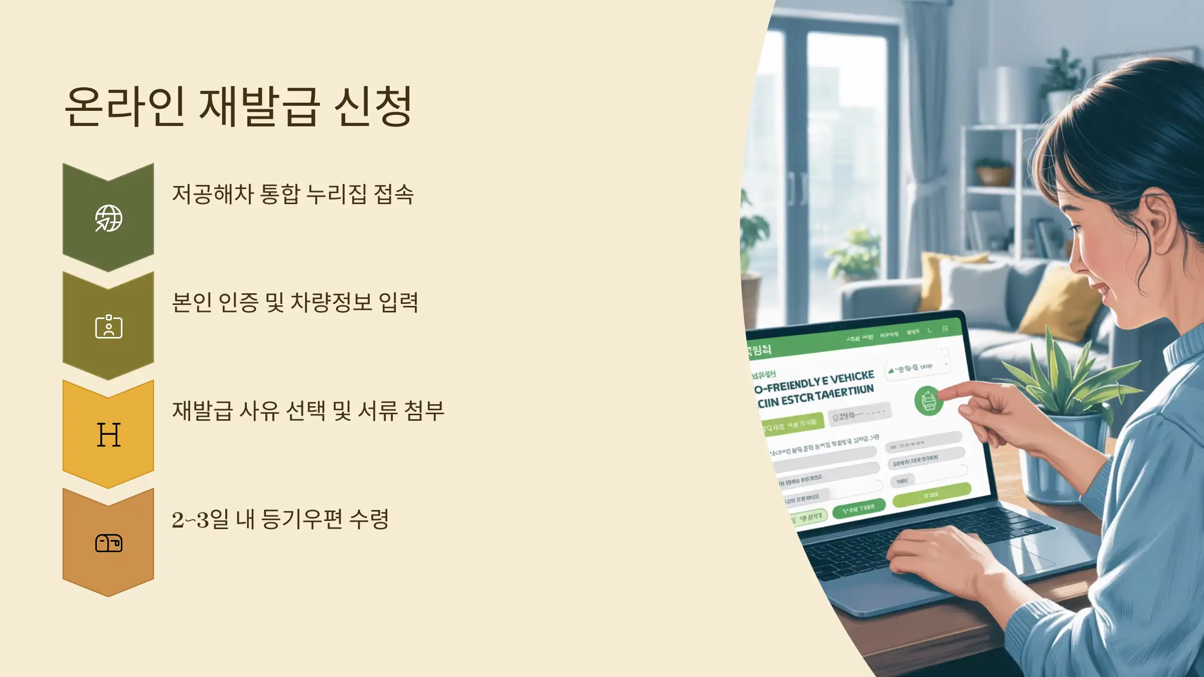 온라인으로 재발급 신청하는 법