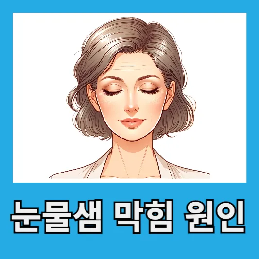 눈물샘 막힘 원인