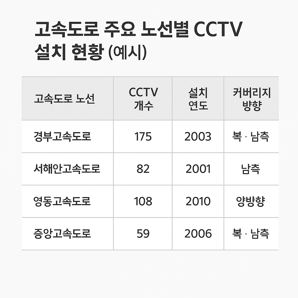 CCTV 교통상황 개요