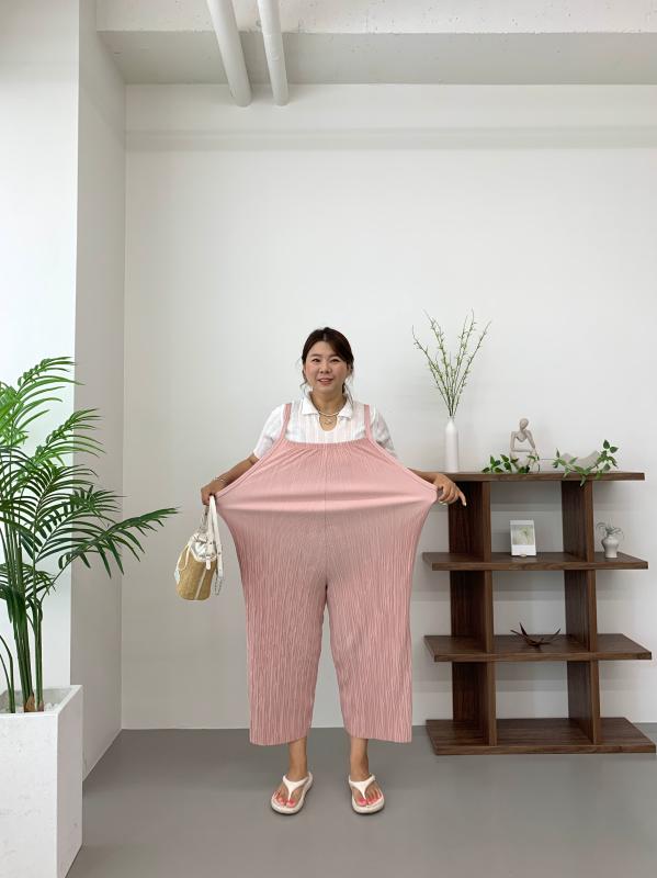 (55-100) 아브 플리츠 빅사이즈 임부복 점프수트