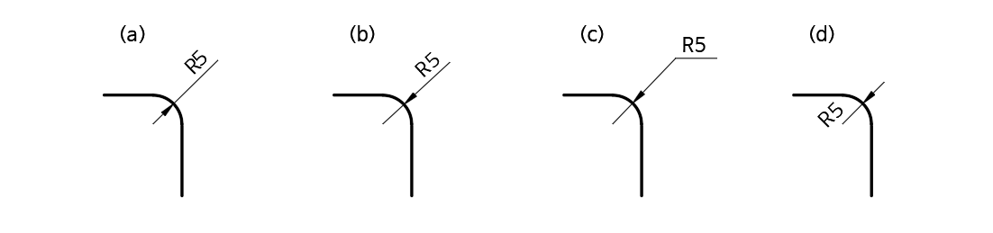 원-호의-반지름의-치수기입