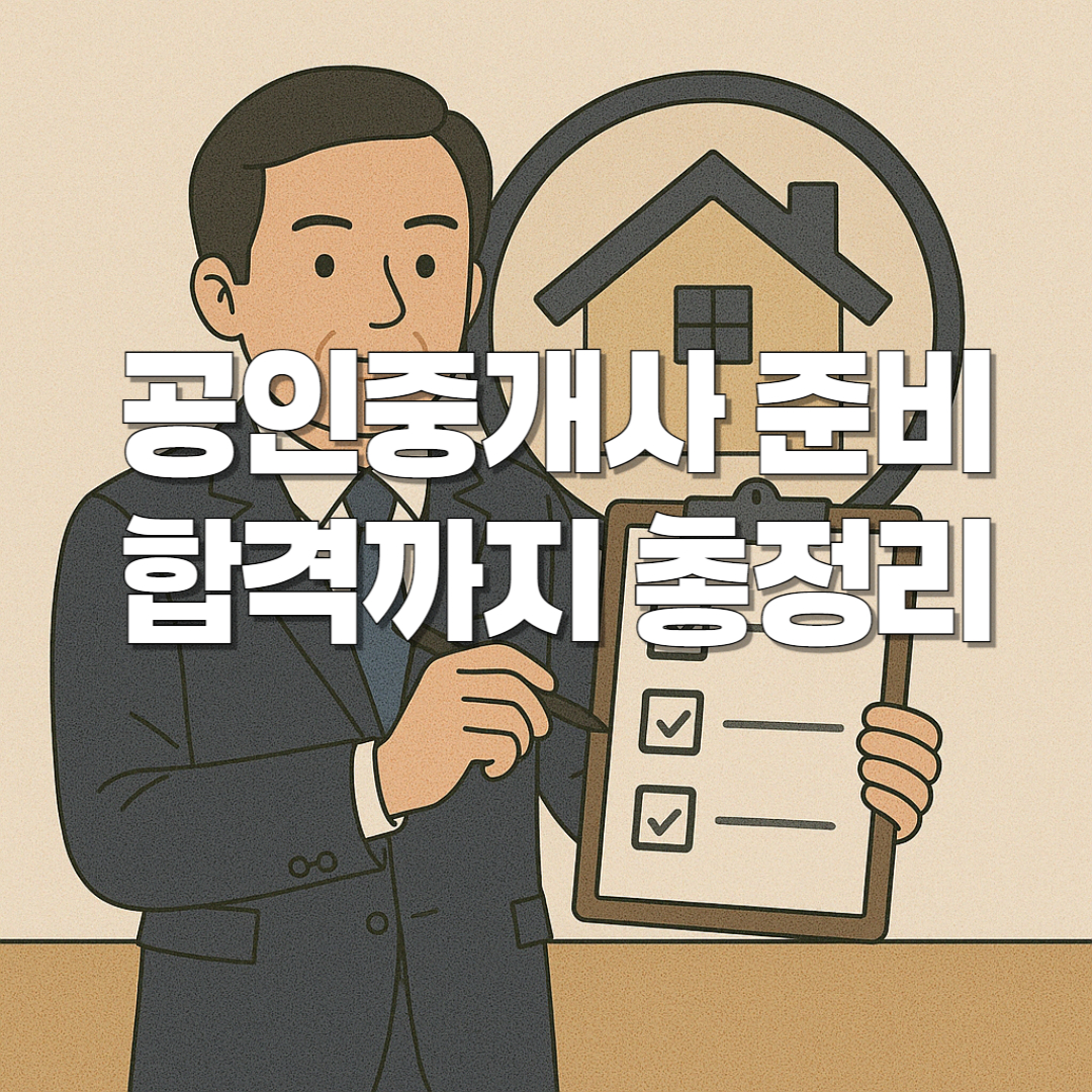 공인중개사 준비 합격까지 총정리