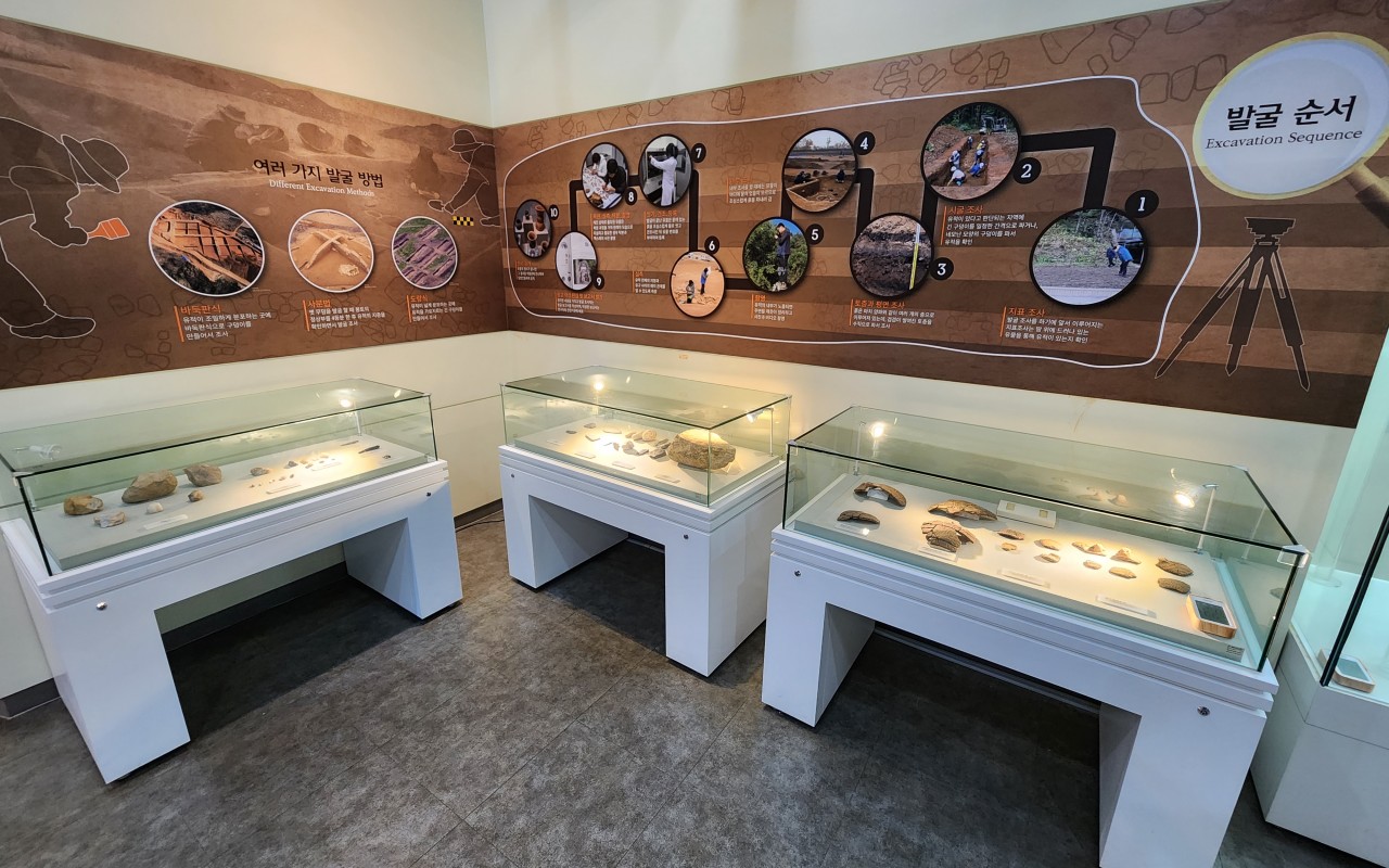 속초시 유물 발굴순서