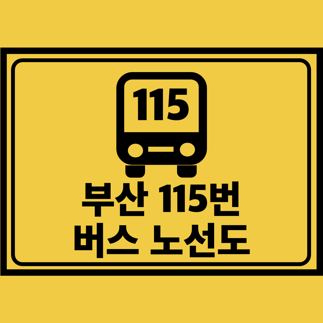 부산115번버스노선도