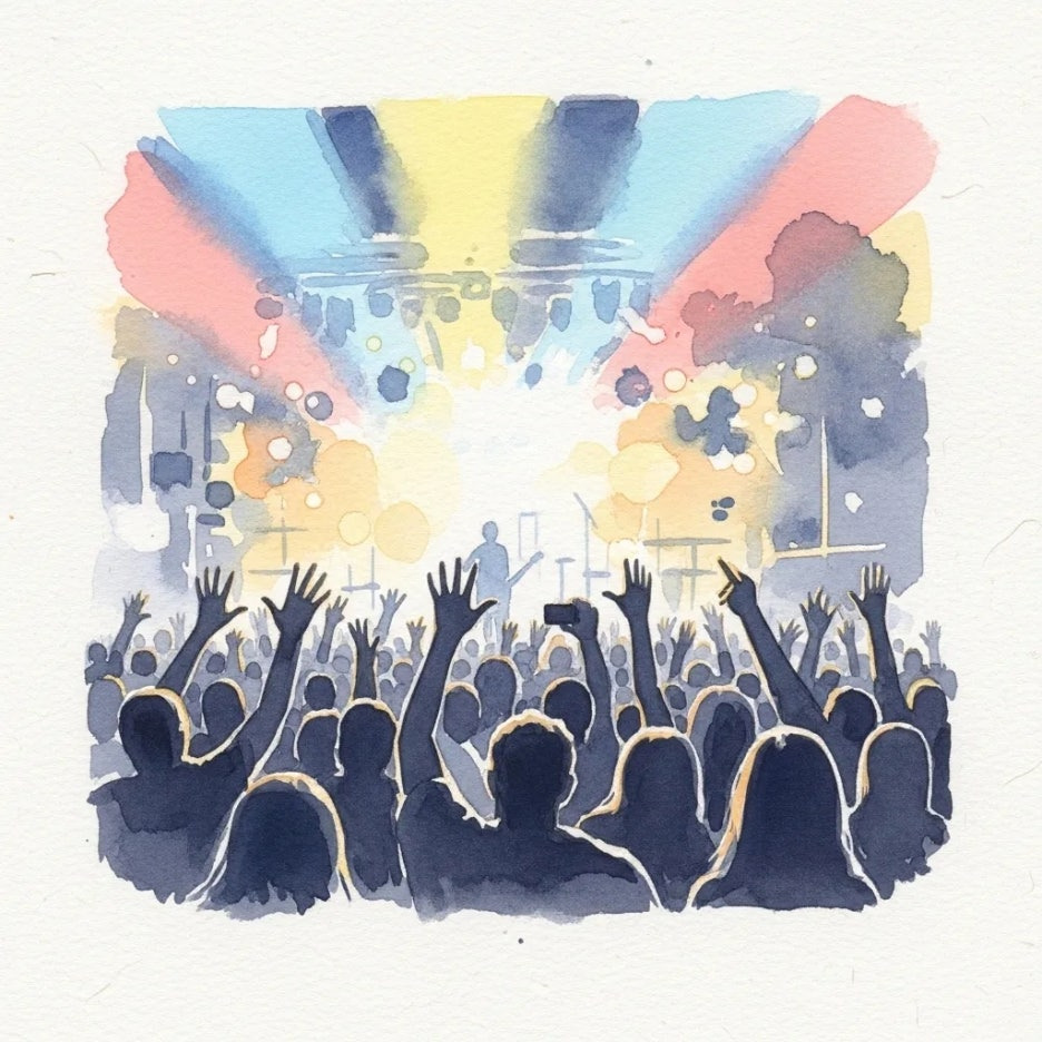 열기로 가득 찬 센트럴씨 콘서트 현장