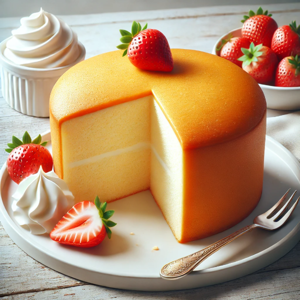 바닐라 스폰지 케이크: