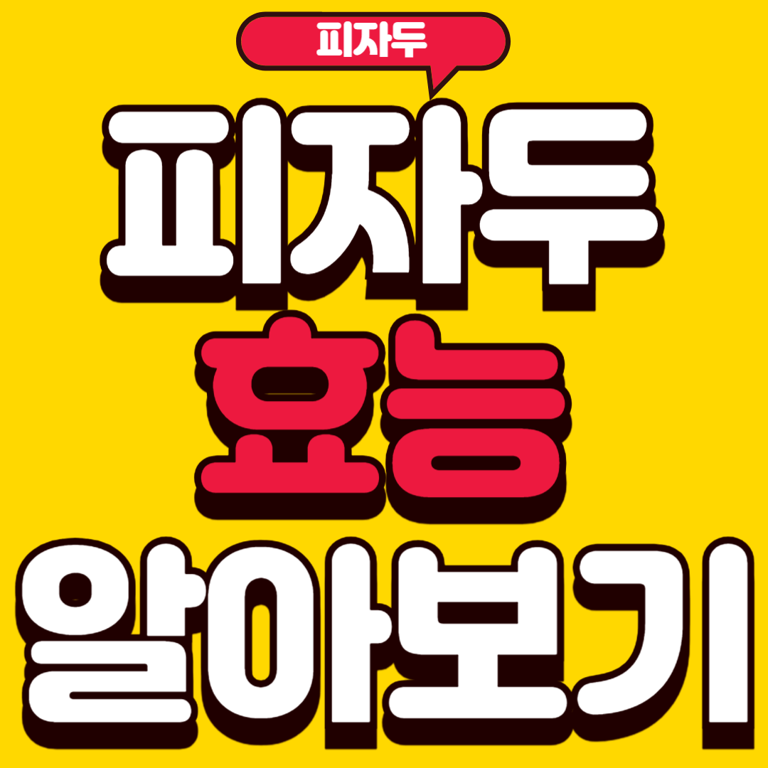 피자두효능