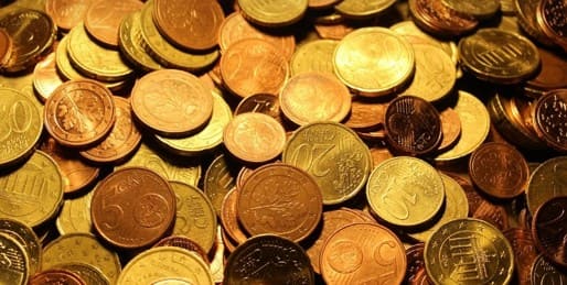 동전무더기사진