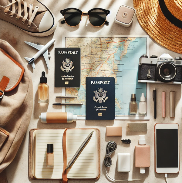여행 준비물 사진