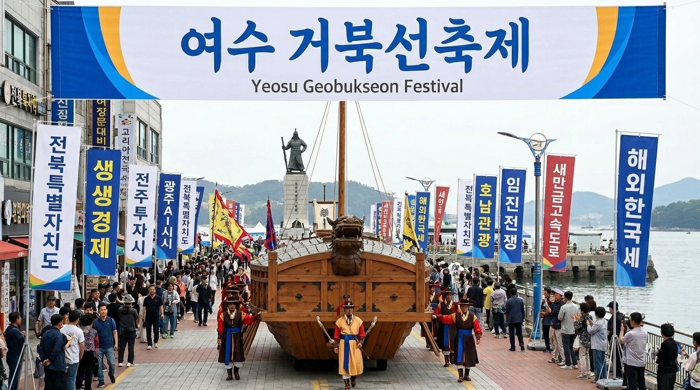 여수 임진왜란 역사축제와 전북의 생명경제 도시 도약 계획