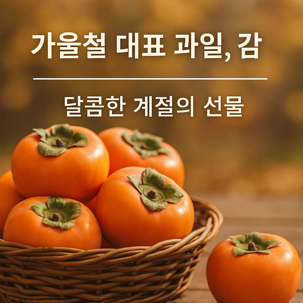 가을철_대표_과일,_감(柿) &ndash; 달콤한_계절의_선물