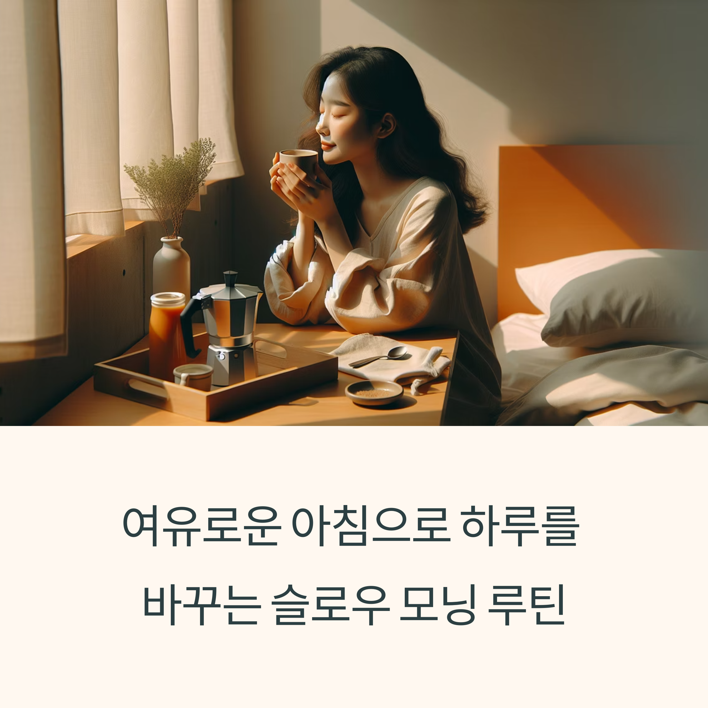 슬로우 모닝 루틴: 건강하고 여유로운 아침을 위한 완벽 가이드
