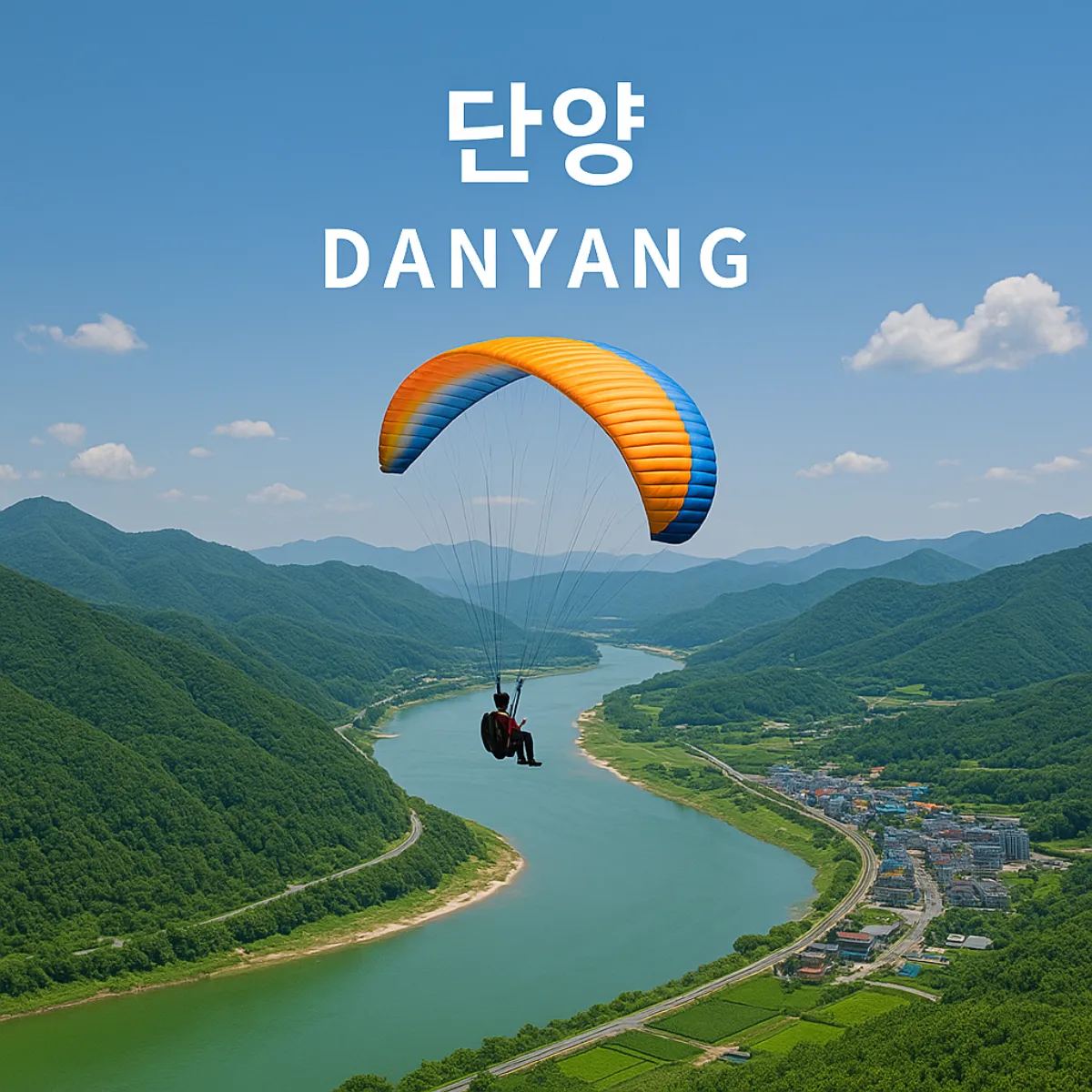 단양 페러글라이딩 사진