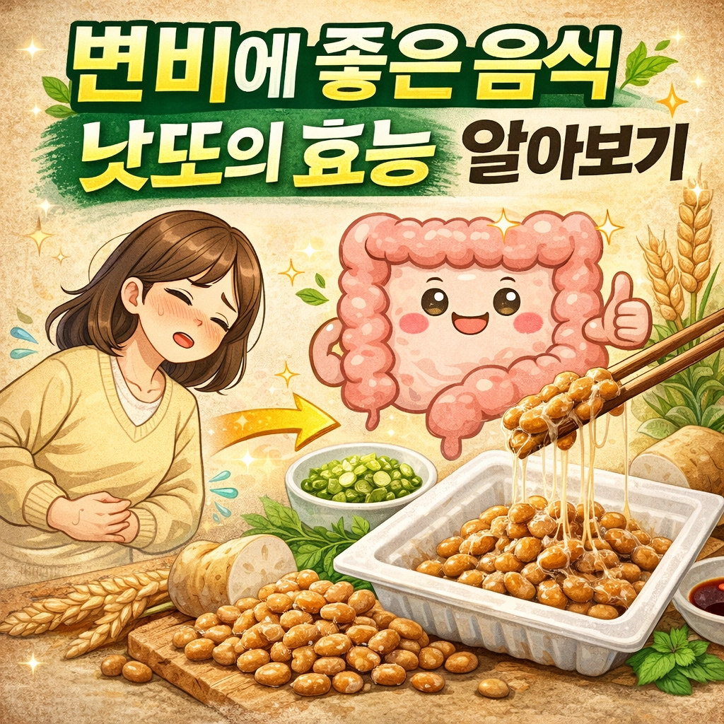 변비에 좋은 음식 낫또의 효능 알아보기