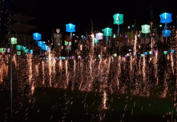 세종낙화축제-현장모습