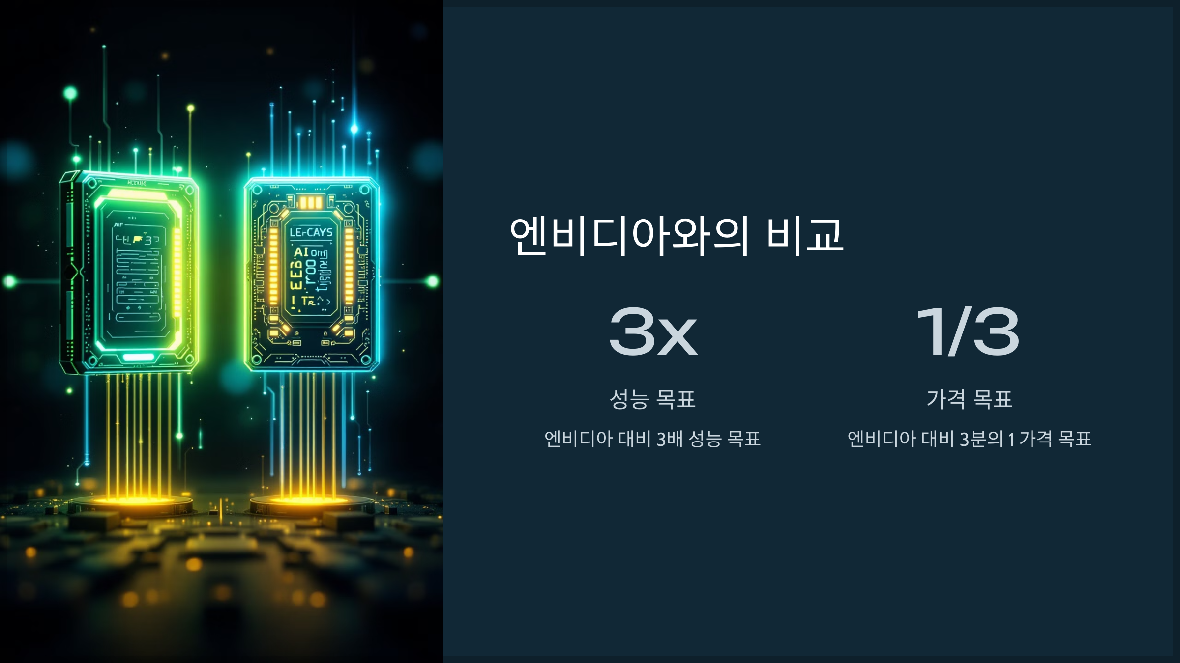 엔비디아와의 비교