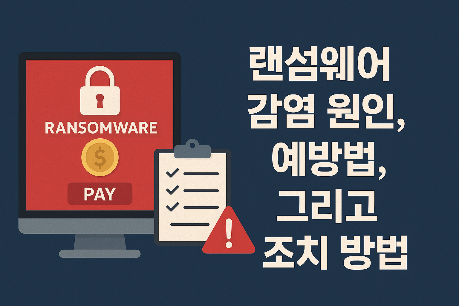 랜섬웨어 걸리는 이유