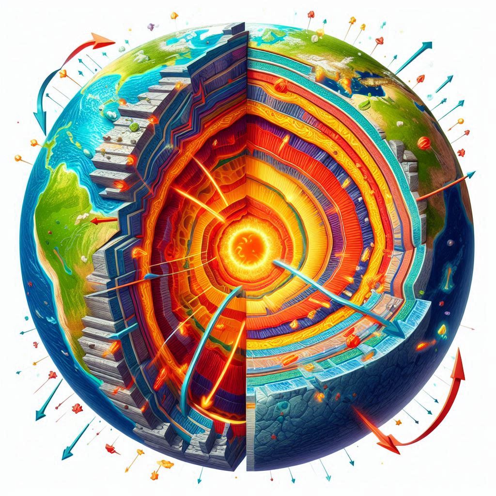 지구의 내부 구조와 플레이트 테크토닉 이론