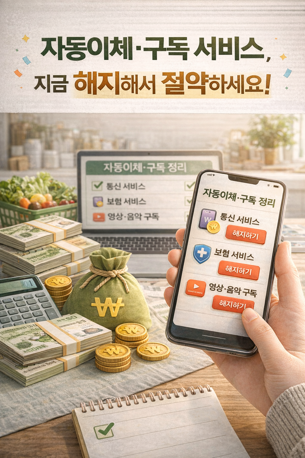 2026년 새해 절약 습관, 자동이체·구독 서비스 정리